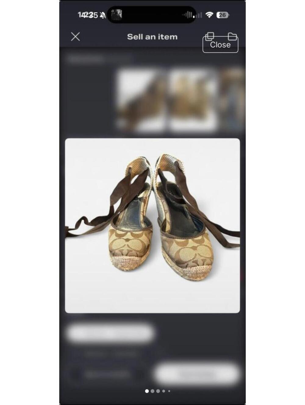 Coach wedges